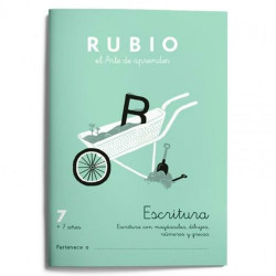 Writing and calligraphy notebook Rubio Nº07 A5 Spanish 20 Sheets (10 Units)