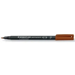 Permanent marker Staedtler Lumocolor Brown (10 Units)