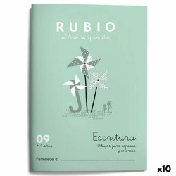 Writing and calligraphy notebook Rubio Nº9 A5 Spanish (10 Units)