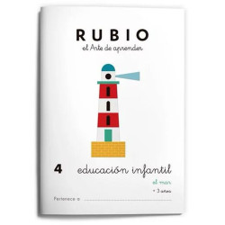 Early Childhood Education Notebook Rubio Nº4 A5 Spanish (10 Units)