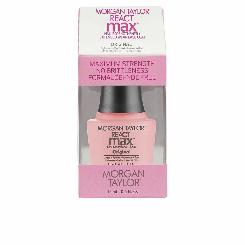 Nail Hardener Morgan Taylor React Max Original 2-in-1 Base coat 15 ml