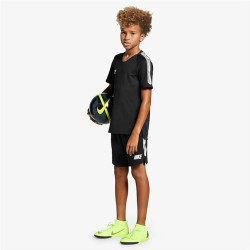 Child's Short Sleeve T-Shirt Nike Breathe Dri-FIT Squad Black