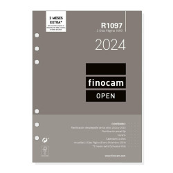 Diary Refill Finocam Open R1097 2024 White 15,5 x 21,5 cm