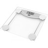 Digital Bathroom Scales EDM Crystal Black 180 kg (26 x 26 x 2 cm)