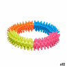 Dog toy Support hoop Silicone 12,5 x 2,5 x 12,5 cm (12 Units)