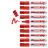 Permanent marker Edding Nº1 Red (10 Units)