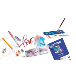 Drawing Set Giotto Art Lab Fancy Lettering 45 Pieces Multicolour