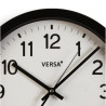 Wall Clock Versa Black Plastic Quartz 4,3 x 30 x 30 cm