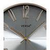 Wall Clock Versa Silver Plastic Quartz 4,3 x 30 x 30 cm