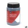 Tempera La Pajarita Metallic L-34 6 Pieces Blue School Satin finish