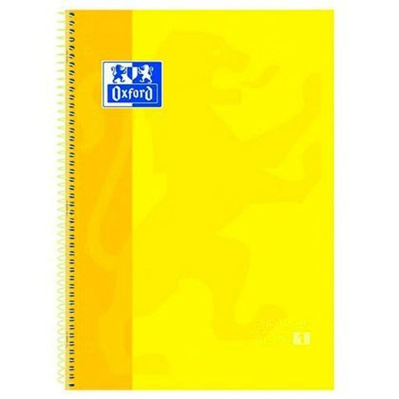 Notebook Oxford European Book Yellow A4 5 Pieces