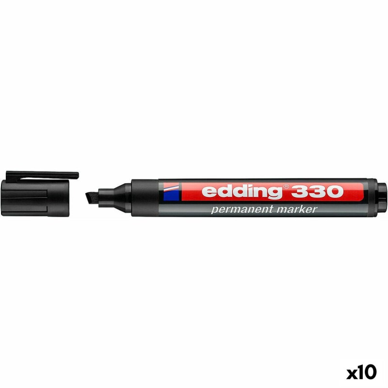 Permanent marker Edding 330 Black (10 Units)