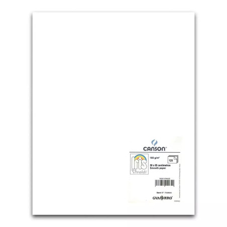 Card Iris White 50 x 65 cm