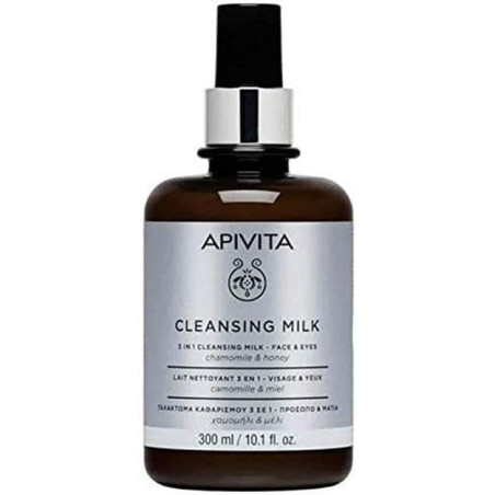 Cleansing Lotion Apivita Leche Limpiadora Orange Honey 300 ml