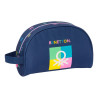 School Toilet Bag Benetton Cool Navy Blue 28 x 18 x 10 cm