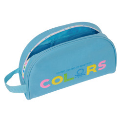 School Toilet Bag Benetton Spring Sky blue 28 x 18 x 10 cm