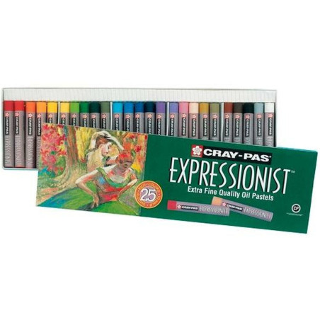 Set of soft pastel chalks Talens Sakura CRAY-PAS EXPRESSIONIST 25 Pieces Multicolour