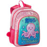 School Bag Save the Ocean! Pink Octopus 31 x 42 x 15 cm