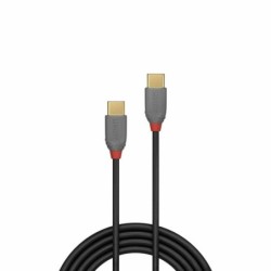 Cable USB C LINDY 36872 2 m Black Grey