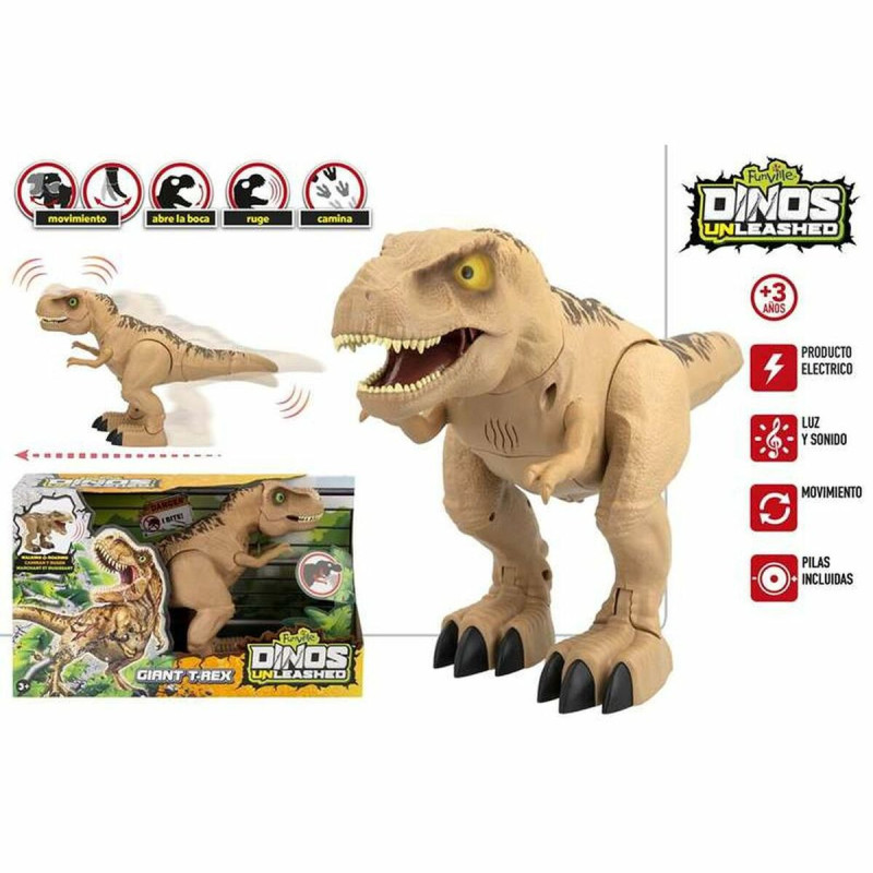 Dinosaur Funville Brown