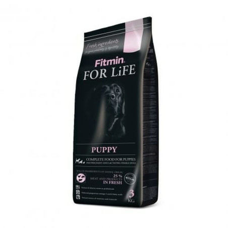 Fodder Fitmin For Life Puppy Kid/Junior Veal Birds 3 Kg