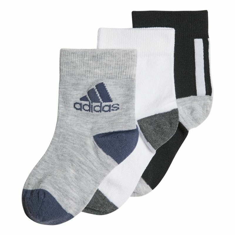 Socks Adidas Black Grey White 3 pairs