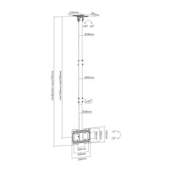 TV Mount Aisens CT43TSE-053 23-42" 50 kg