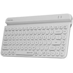 Keyboard A4 Tech A4TKLA47187 QWERTY White