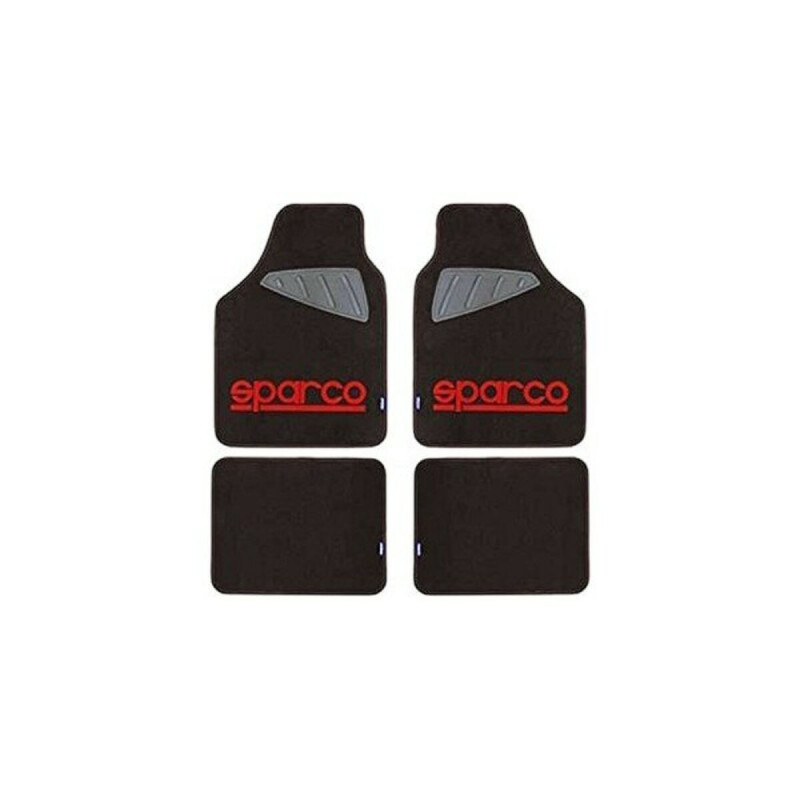 Car Floor Mat Set Sparco SPC1903 Universal Black/Red (4 pcs)