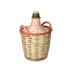 Decorative container EDM wicker Cane