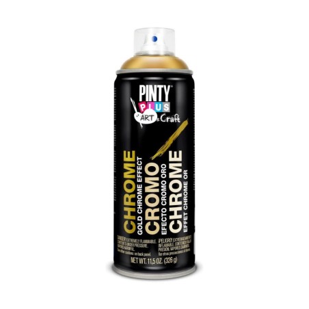 Spray paint Pintyplus Art & Craft C151 Chrome 400 ml Golden