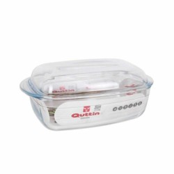 Casserole with lid Quttin Glass (3L + 1,5L)