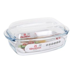 Casserole with lid Quttin Glass (3L + 1,5L)