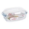 Casserole with lid Quttin Glass (3L + 1,5L)