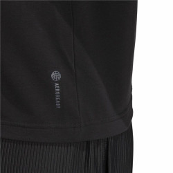 Women’s Short Sleeve T-Shirt Adidas Aeroready Wrap-Back Black