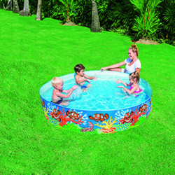 Inflatable Paddling Pool for Children Bestway Navy 183 x 38 cm