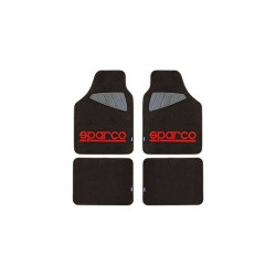 Car Floor Mat Set Sparco SPC1903 Universal Black/Red (4 pcs)