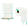 Toilet Roll Holder Mint Metal Bamboo 16,5 x 63,5 x 16,5 cm (4 Units)