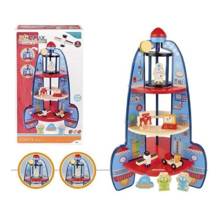 Wooden Game Woomax Spaceship (9 pcs)