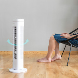 Tower ventilator Fankol InnovaGoods White 50 W