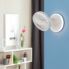 Rechargeable Desk Fan with LED FanLed InnovaGoods Ø6,6'' 4000 mAh