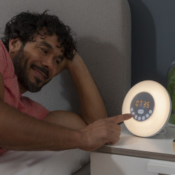 Sunrise Alarm Clock with Speaker Slockar InnovaGoods