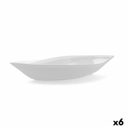 Serving Platter Quid Gastro Ceramic White (31 x 14,5 x 5,5 cm) (Pack 6x)