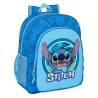 School Bag Stitch Blue 32 X 38 X 12 cm