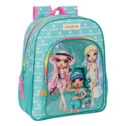 School Bag Rainbow High Paradise Turquoise 32 X 38 X 12 cm