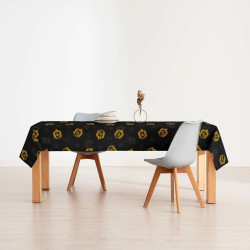 Stain-proof resined tablecloth Harry Potter Hufflepuff 200 x 140 cm