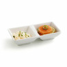 Snack tray Quid Select White Ceramic 15 x 7 cm (12 Units) (Pack 12x)