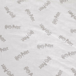 Fitted sheet Harry Potter White Grey 160 x 200 cm