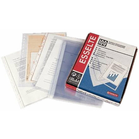 Covers Esselte Transparent A4 Din A4 (100 Pieces)