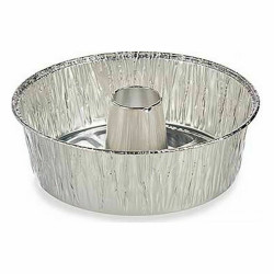 Set of Cake Tins Disposable Ring Aluminium 19,5 x 7 x 19,5 cm (24 Units)